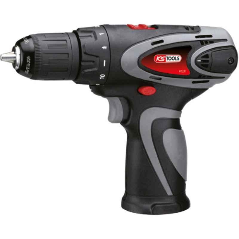 KS Tools 1-10mm 1.5Ah Cordless Drill Machine with 2 batteries & 1 charger, 515.3536