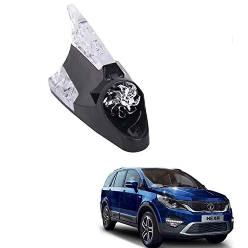 Kozdiko Black Auto Wind Power LED Light Shark Fin Car Antenna for Tata Hexa