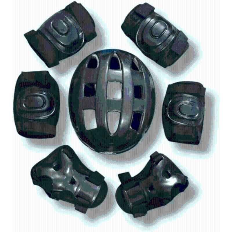 RB International Black Latest Design New Multipurpose Cycling Skating Kit-569 Skating Kit