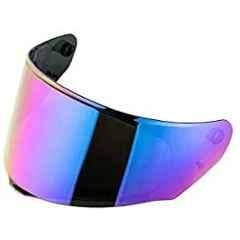 AOW LS2 Visor for FF350 and FF384 Helmet, Color : Rainbow