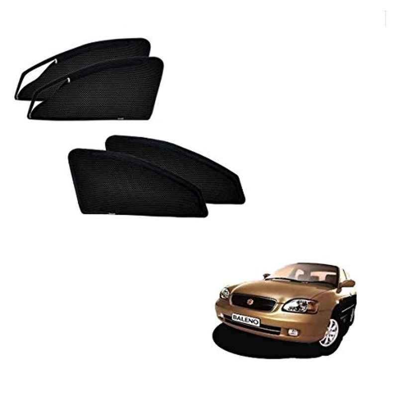 Kozdiko 4 Pcs Polyester Magnetic Zipper Car Sunshade Curtain Set for Maruti Suzuki Baleno, KOZ-82334
