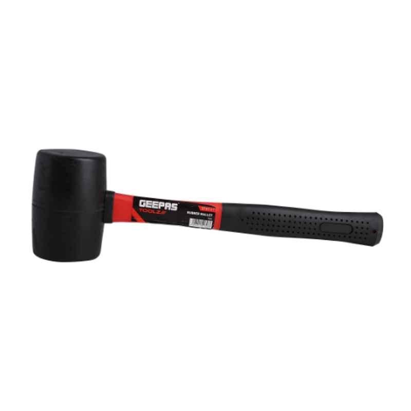 Geepas 160z Wood Blake & Red Double Face Hammer, GT59127