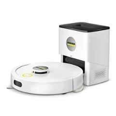 Karcher RVC 3 Comfort 15000Pa 280ml White Self-Emptying Robot Vacuum Cleaner & Mop with Precision LiDAR Mapping & Smart Wi-Fi Control, 1.269-120.0