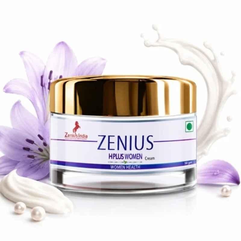 Zenius India 50g H Plus Cream with Ashwagandha, Bala, Gambhari Ki Chhal & Shatawar for Enhance Body Shape Naturally,