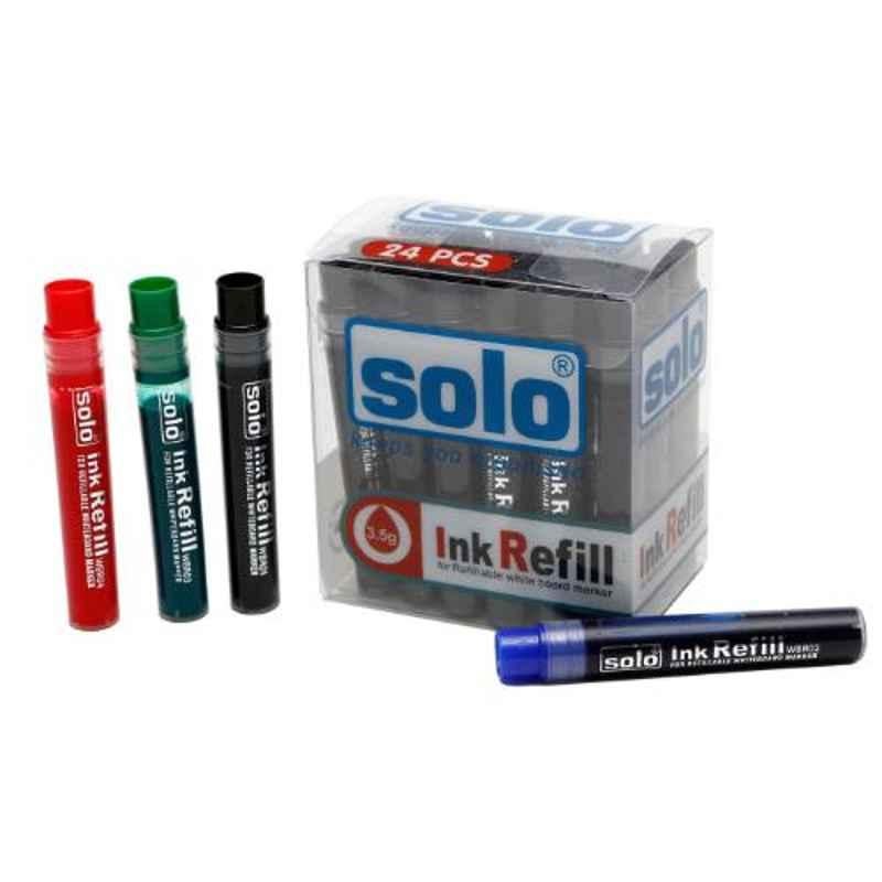 Solo Blue White Board Marker Refill, WBR01 (Pack of 120)