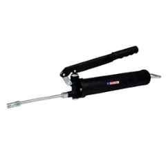Real Stf 8 Ounce Metal Lever Grease Gun with Rigid Extension & Flexible Hose