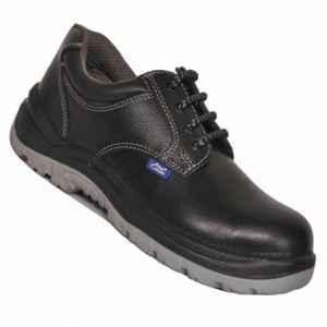 Allen Cooper AC 1102 Antistatic Steel Toe Black & Grey Work Safety Shoes, Size: 10