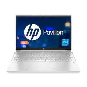 HP Pavilion 67U22PA Natural Silver Laptop with Intel 12th Gen i5-1240P P28/8GB DDR4/512GB SSD/Intel Iris Xe Graphics, Windows 11, Built-in Alexa & 15.6 inch FHD Display, 15-EG2009TU