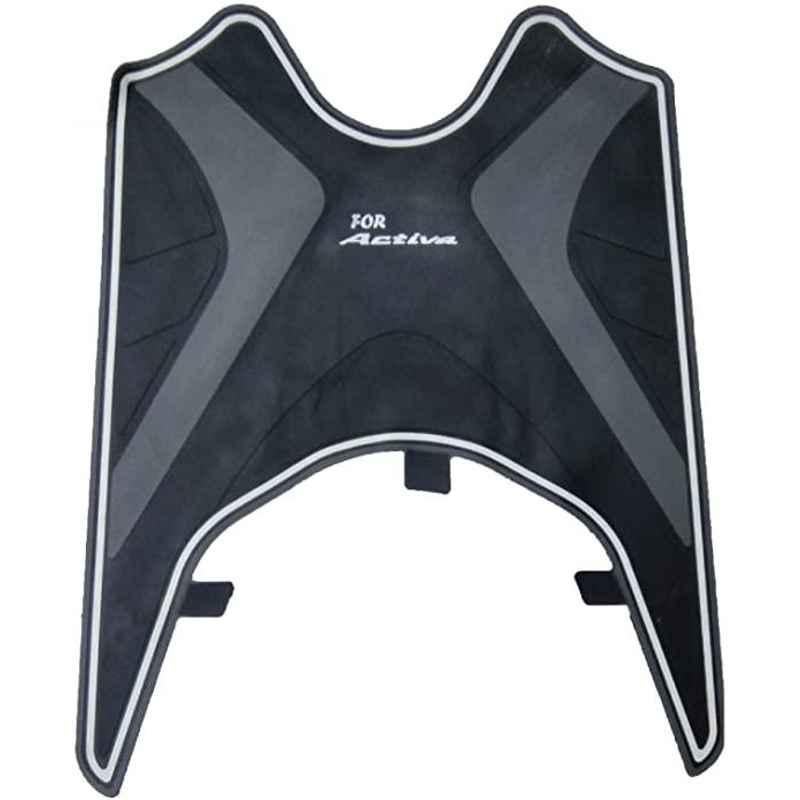 AOW Tow Wheeler Foot MAT for Honda Activa 110 Het (T-5) (Colour Grey)
