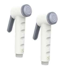 RN Grey White.2 Toilet Jet Spray Gun without Hose Pipe for Toilet Cleaning (Pack of 2)