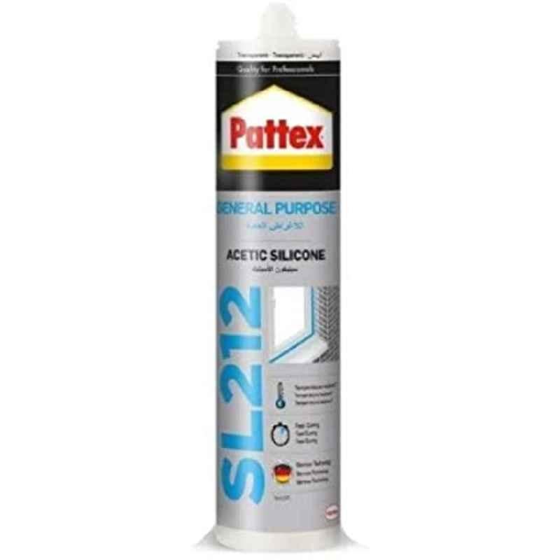 Pattex 280ml White Silicone Sealant for Indoor & Outdoor, GP-SL212