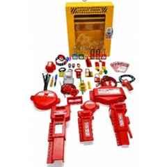 Telly Safety Metal Yellow Lockout Box Kit for Electrical, Mechanical & Industrial Maintenance