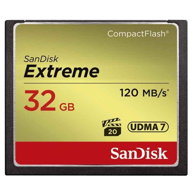 Sandisk 32GB Compact Flash Memory Card, SDCFXSB-032G-G46