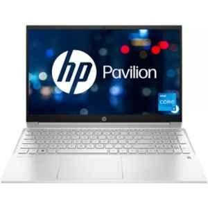 HP Pavilion 7G761PA Natural Silver Laptop with Intel 12th Gen i5-1240P P28/16GB DDR4/512GB SSD/Intel Iris Xe Graphics, Windows 11, Built-in Alexa & 15.6 inch FHD Display, 15-EG2091TU