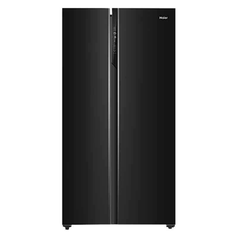 Haier 630L Black Frost Free Side by Side Refrigerator with Magic Cooling Technology, HRS-682KG