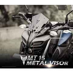 AOW Yamaha MT 15 Short Metal Visor Glass