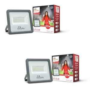 Murphy Xylo 20W 6500K Aluminium Cool White LED Flood Light for Outdoor (Pack of 2)