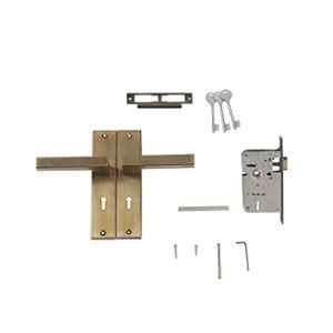 Voltizi 8 inch ‎Stainless Steel Antique Brass Finish Heavy Duty Mortise Door Lock, LB201