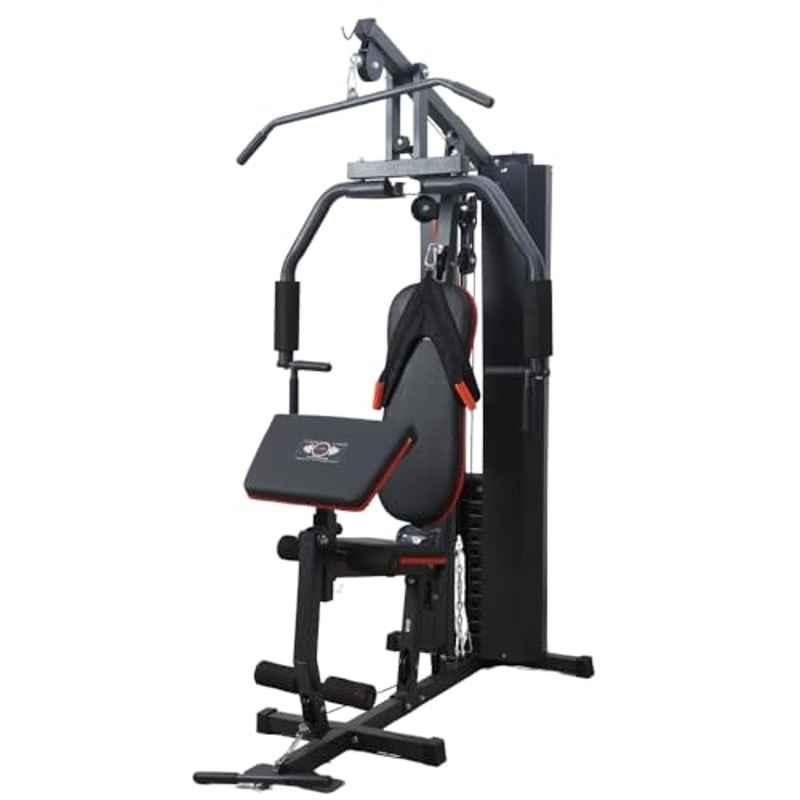 GYM24 Equipment Model-1 Metal Black 40-in-1 Workout Home Gym Machine with Weight Covers Chest