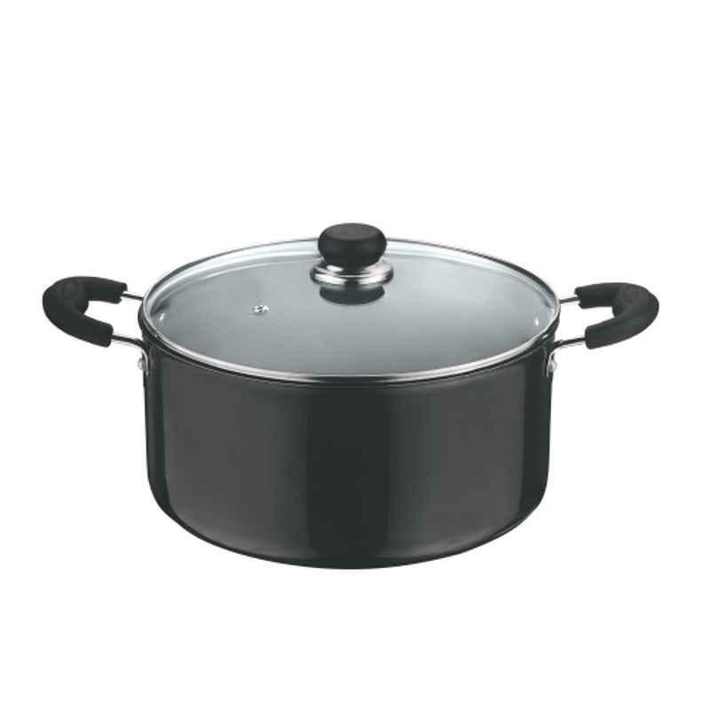 Vinod Black Pearl 5L Saucepot with Lid, HASO24