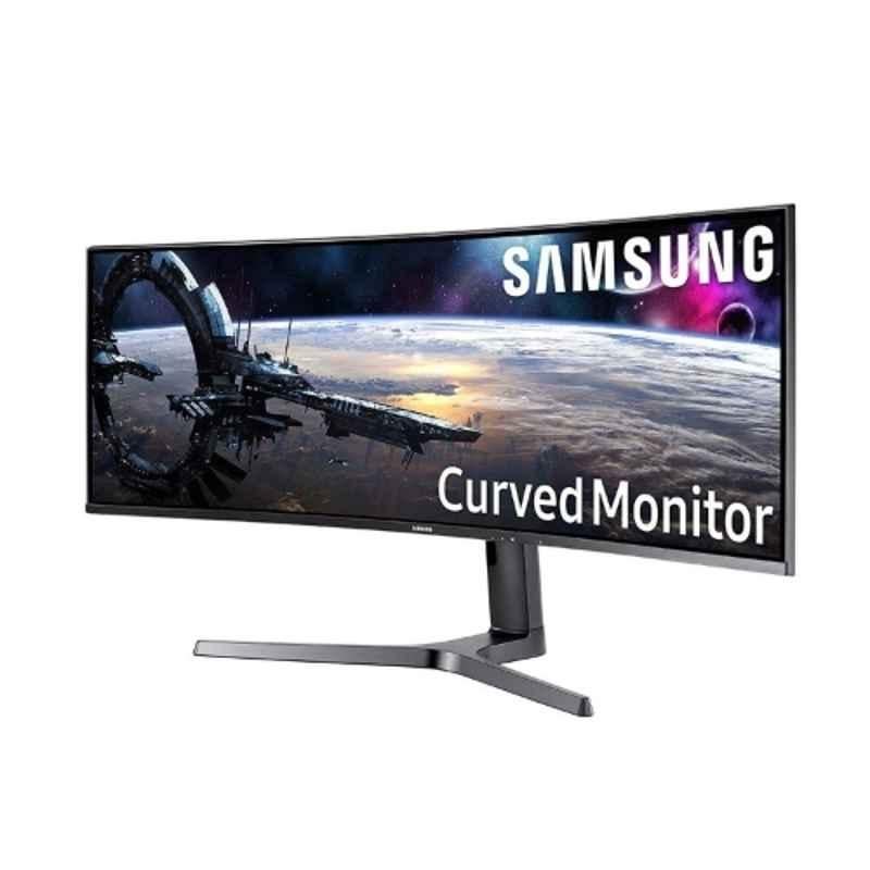 Samsung 43 inch Dark Blue & Gray Premium Curved Business Monitor with Aspect Ratio 32:10 Super Ultra Wide Screen, LC43J890DKMXUE-RBG