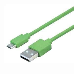 BBC Micro Bit 0.3m PVC USB 2.0 Green Type A to Micro Type B USB Cable, TIFCW0091