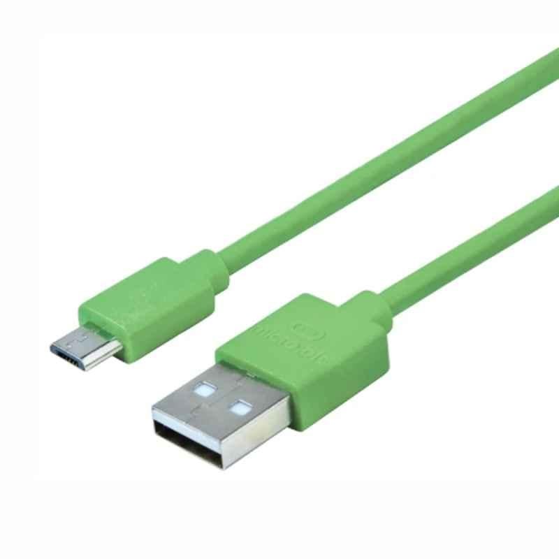 BBC Micro Bit 0.3m PVC USB 2.0 Green Type A to Micro Type B USB Cable, TIFCW0091