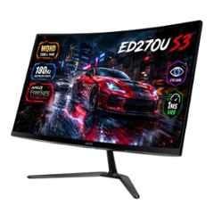 Acer ED270U S3 27 inch 2560x1440p VA Panel WQHD Black LED Monitor, UM.HE0SI.302