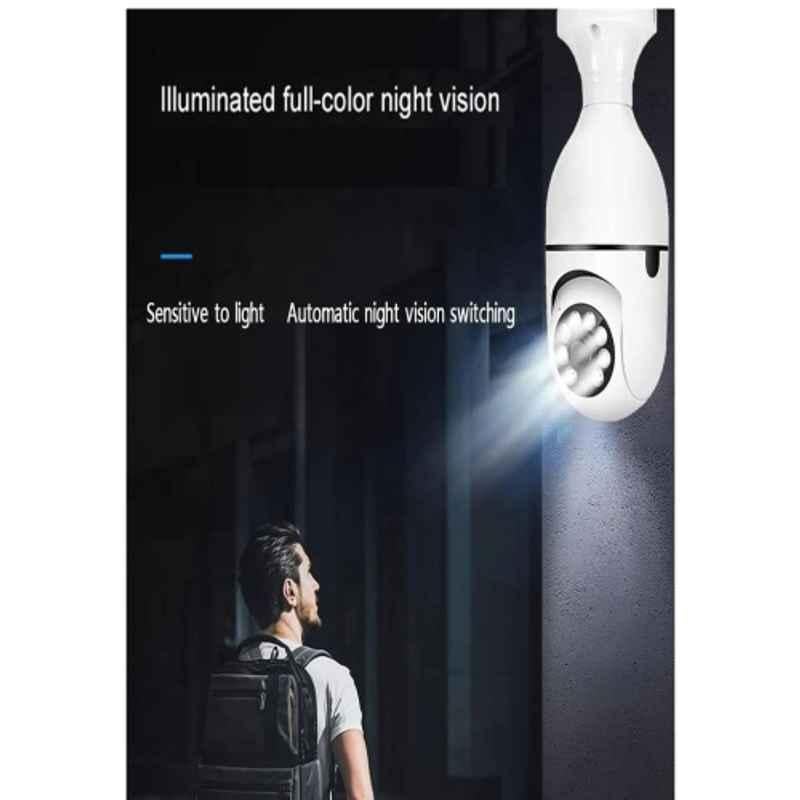 Cybernautt V2B 2MP HD Pan Tilt Smart WiFi Camera with Motion Sense, Night Vision, Alert, 360 Degree View, Human Track, Motion Track & Two Way Audio