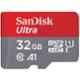 SanDisk 32GB Class 10 MicroSDHC Memory Card with Adapter, SDSQUAR-032G-GN6MA