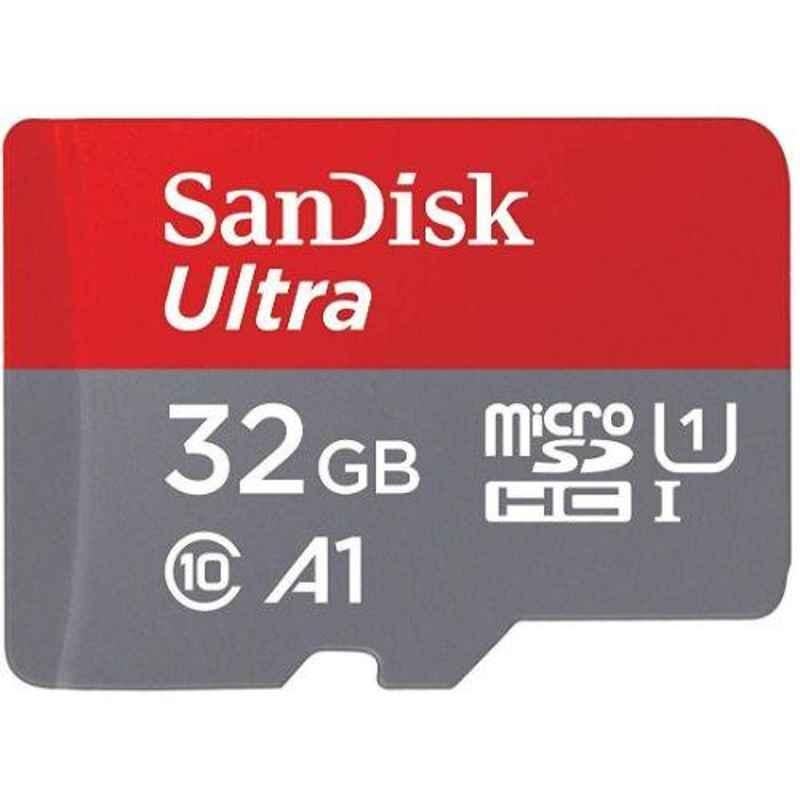 SanDisk 32GB Class 10 MicroSDHC Memory Card with Adapter, SDSQUAR-032G-GN6MA