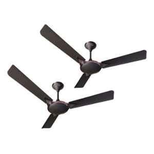 Activa Windsor 50W 390rpm 3 Blade Smoke Brown Ceiling Fan with 2 Years Warranty, Sweep: 1200 mm (Pack of 2)