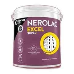 Nerolac Excel Super 20 Litre White Exterior Wall Emulsion Paint with Weather, Fade & Mildew Resistant