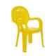 Italica Polypropylene Yellow Baby Arm Chair, 9623