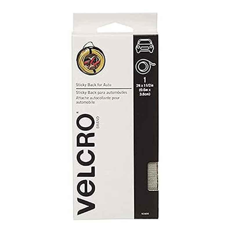 Velcro 90884 2x1-1/2 inch Grey Sticky Back Tape Fastener