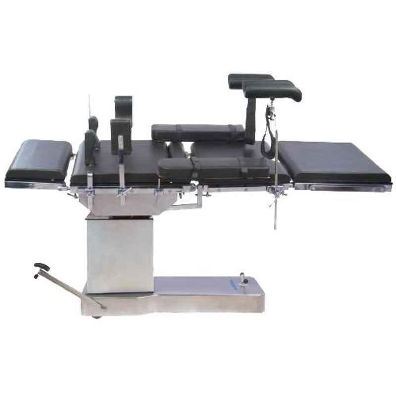 Surgihub 1800x550x600mm Stainless Steel Black Hydraulic Operation Theatre Table, 11020