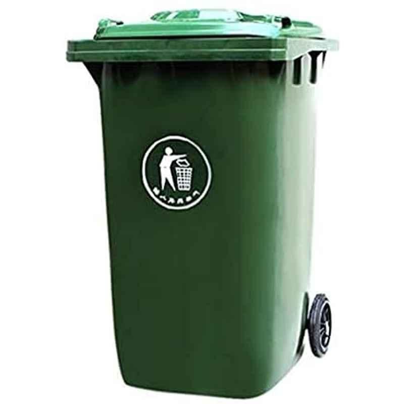 Abbasali 240L Plastic Garbage Storage Bin