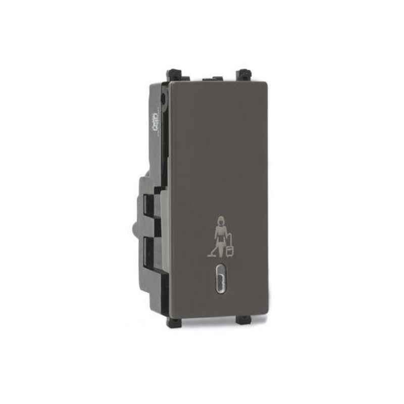 Schneider Electric Zencelo 6A 1 Way Dark Grey MMR Switch, INH8455(BZ) (Pack of 10)