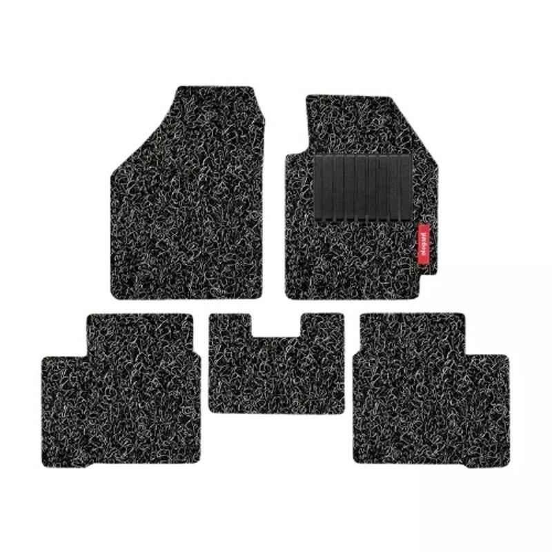 Elegant PVC Grass Black Carpet Car Mat Set for New Honda City e-HEV