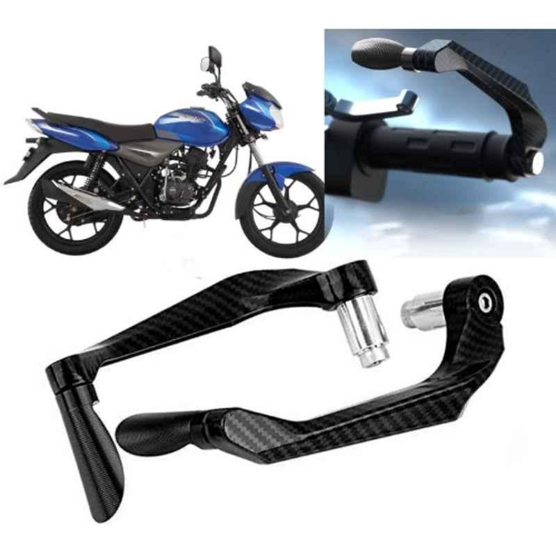 Auto Pearl 2 Pcs Aluminium Carbon Black Brake Clutch Lever Set for Bajaj Discover 110