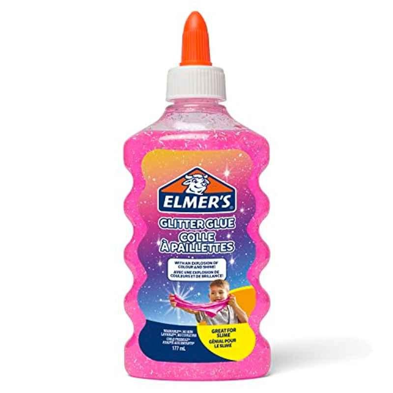 Elmers 177ml Pink PVA Glitter Glue, 2077249