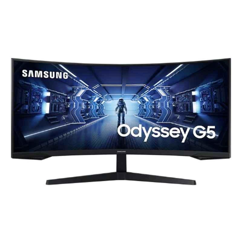 Samsung 34 inch 165Hz 1ms WQHD VA Panel Black Curved Gaming Monitor, LC34G55TWWWXXL