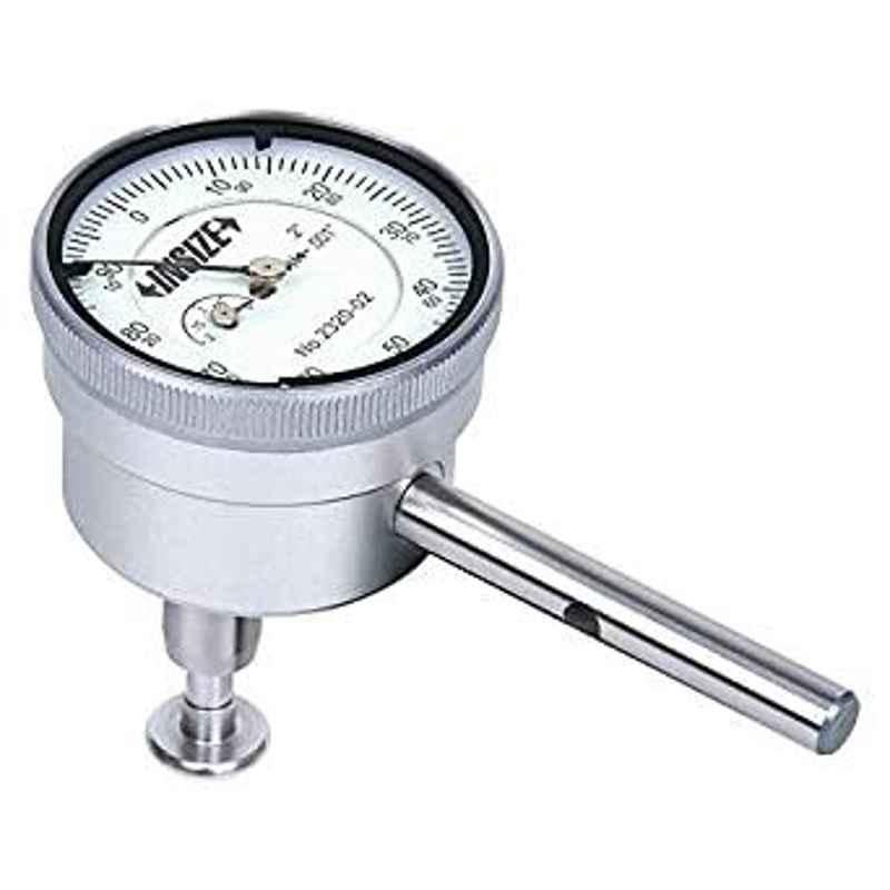 Insize 0.2 inch .001 inch Back Plunger Type Dial Indicator, 2320-02