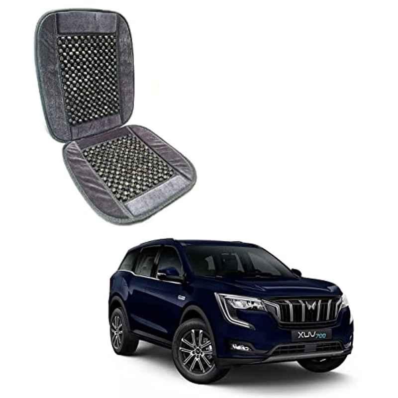Kozdiko Wooden Bead & Nylon Grey Seat Cover for Mahindra XUV 700