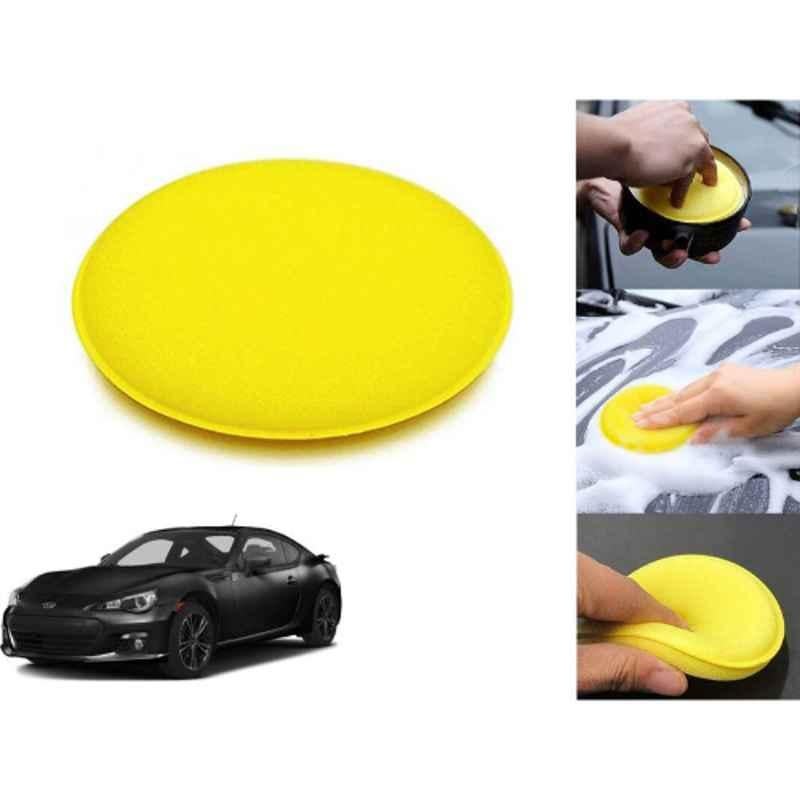 Auto Pearl Polyurethane Beige Washing & Waxing Polish Foam Sponge for BRZ