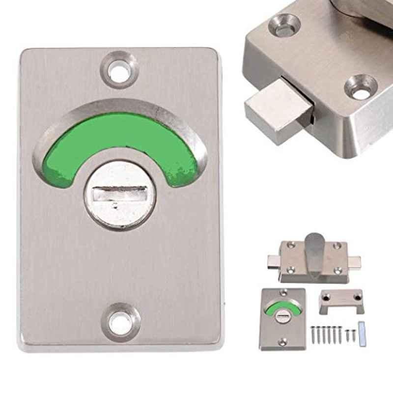 Royal Apex Public Toilet Indicator Bolt Lock Vacant/Engaged Bathroom Toilet Privacy Door Lock Latch For Restroom Partition Supplies