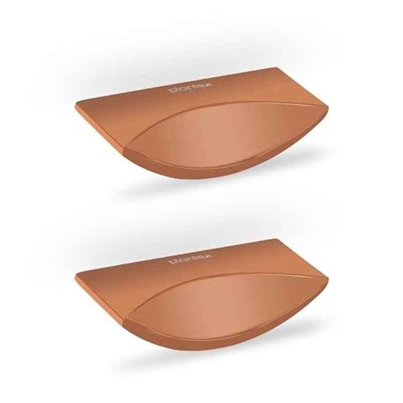 Plantex Knobs for Drawer/Rectangular Drawer Knob/Pull-Push Knobs for Kitchen/Bedroom Drawer (Pack of 2) Rose Gold