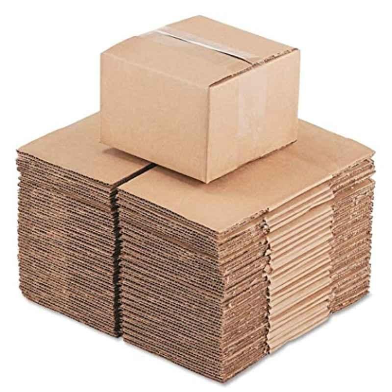 Securement 8x5x2 inch 3 Ply Cardboard Brown Corrugated Box (Pack of 100)