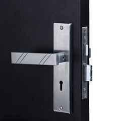 Homexpert Altis Stainless Steel Antique Brass Finish 6 Lever Heavy Duty Mortise Door Lock Set