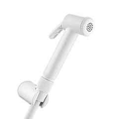 Fastgear PVC White Chrome Finish Health Faucet Set, FG999